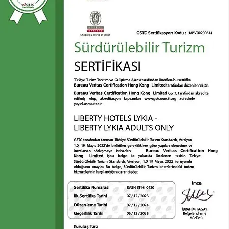 Liberty Lykia Adults Only 5* Oludeniz